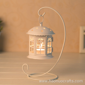 iron candlestick windproof hanging restaurant candlestick